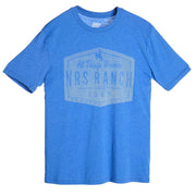 Ranch Bronc Logo Cali Blue Tee