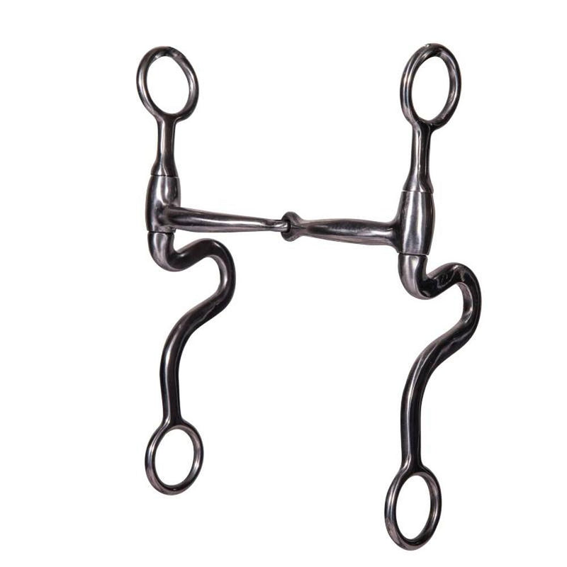Smooth Snaffle Swept Back 7 Shank Bit