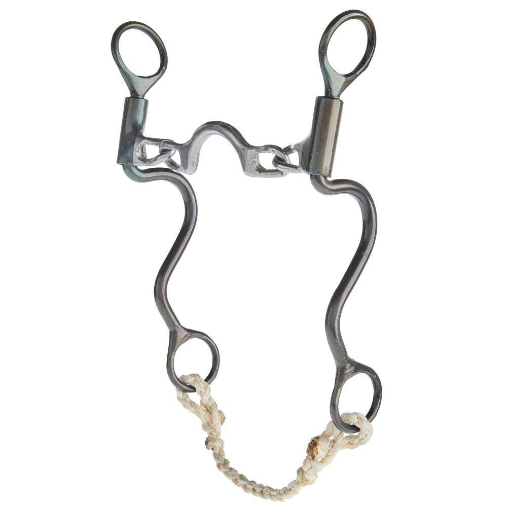 Small Chain Bit Dutton Bits Small Round Ported Chain Long Calvary Shank