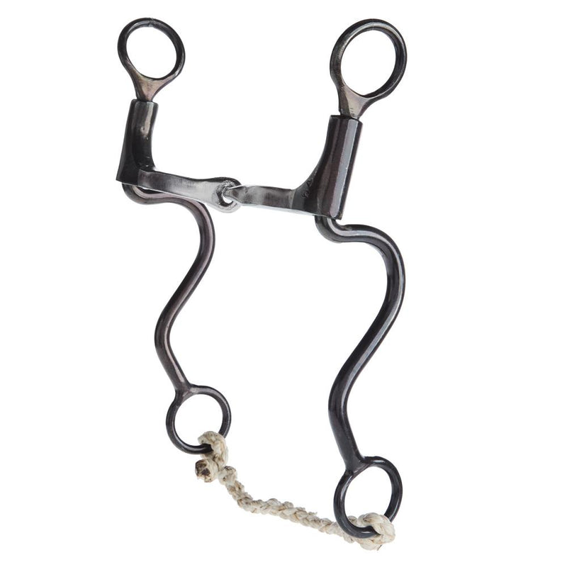 2 Piece Square Bar Snaffle Long Cavalry Shank