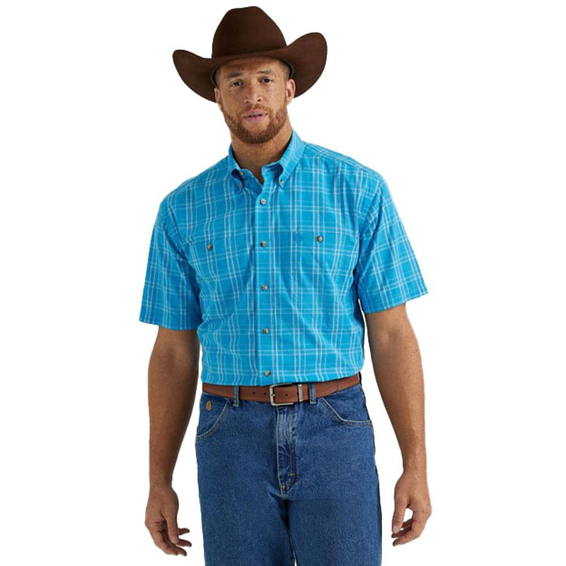 Men's George Strait Short Sleeve Button Down Shirt