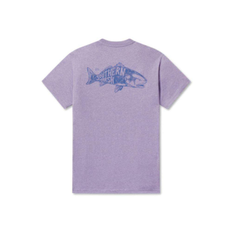 Southern Marsh Men's Engravings Redfish Tee