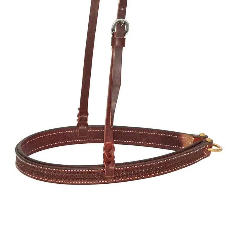 Noseband Rosewood 1 1/4 Spider Stamp