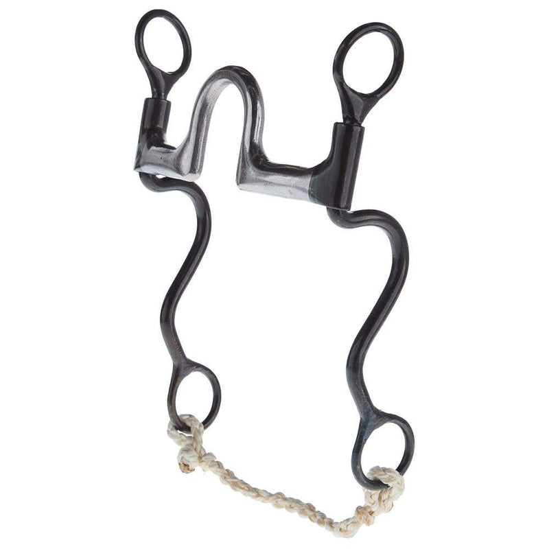 2 Piece Twisted Wire Snaffle Long Calvary Shank