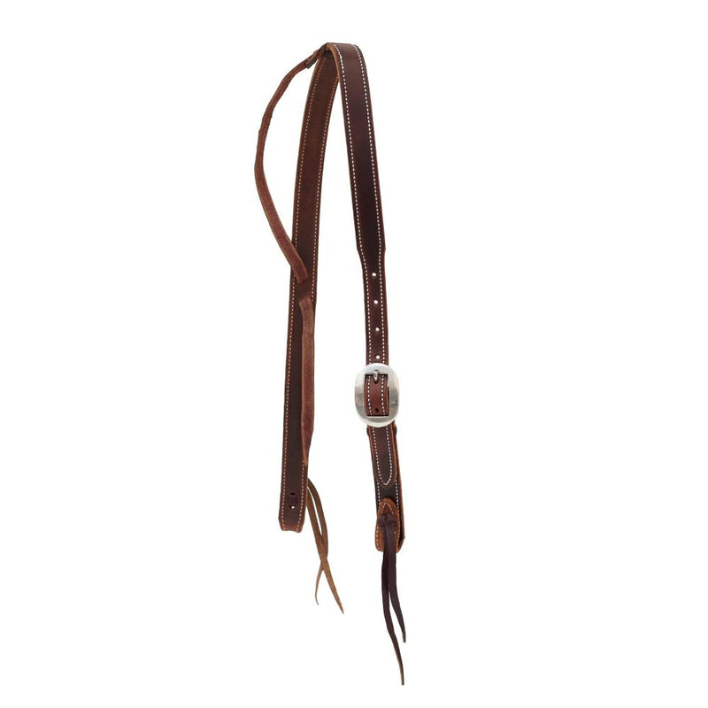 Slip Ear Tapered Chocolate Headstall