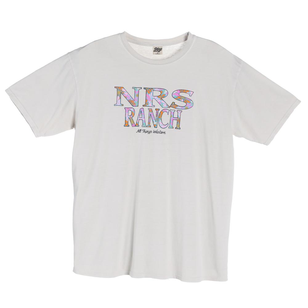 NRS Ranch Cappuccino Floral Logo Tee