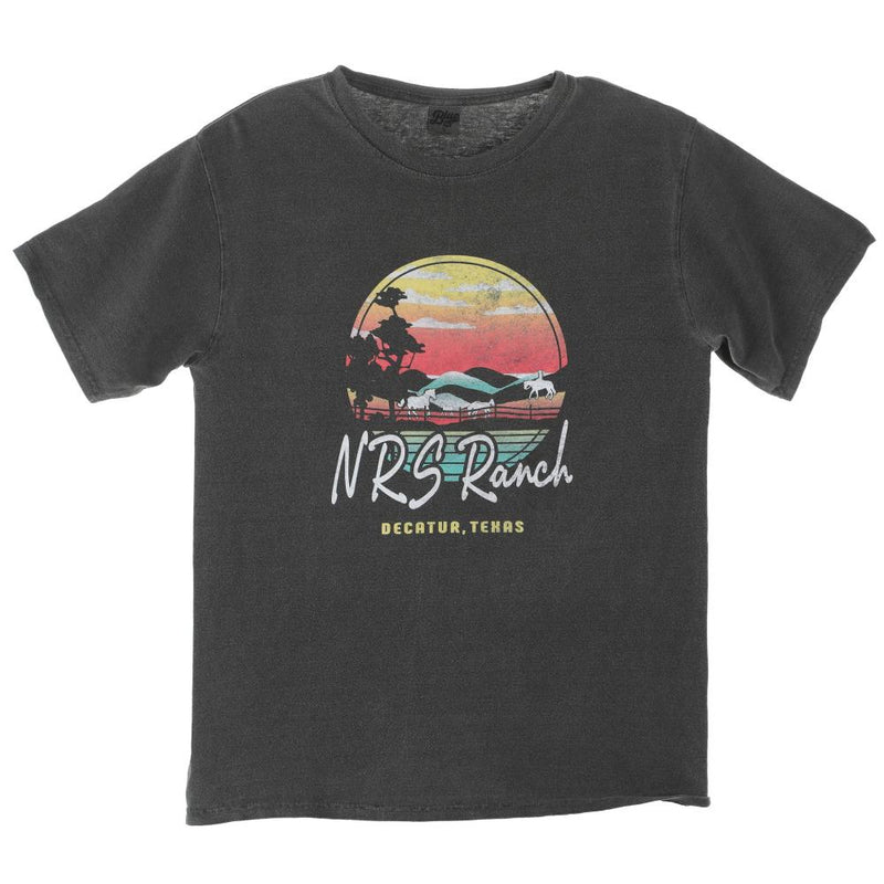 Ranch Horse Corral Black Tee