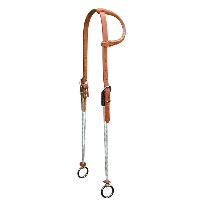 Reinsman Rope Gag Slide Ear Headstall