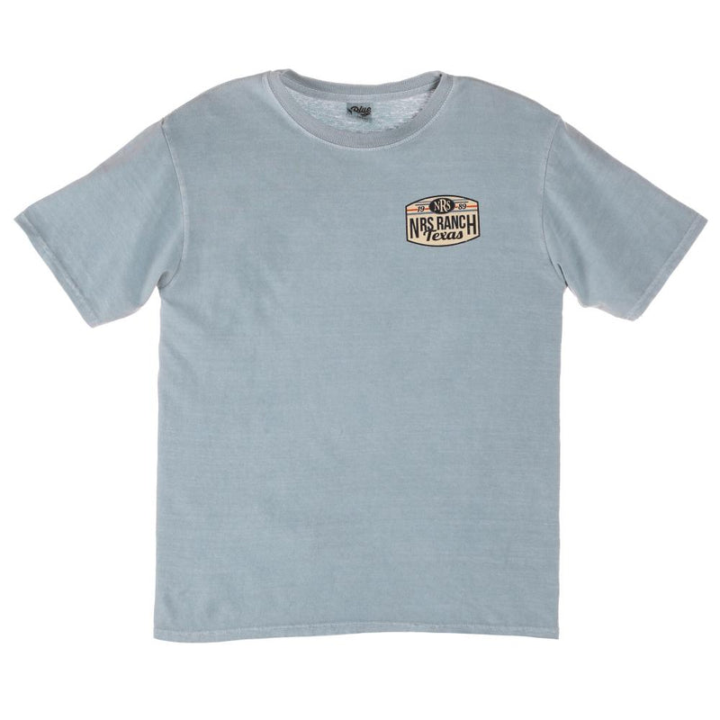 Ranch Denim Stripe Logo Tee