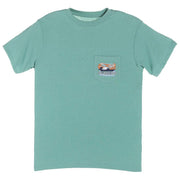 Burlebo Men's See You On The Water Mint Tee