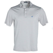 Southern Marsh Men's Bermuda Stripe Grey Polo