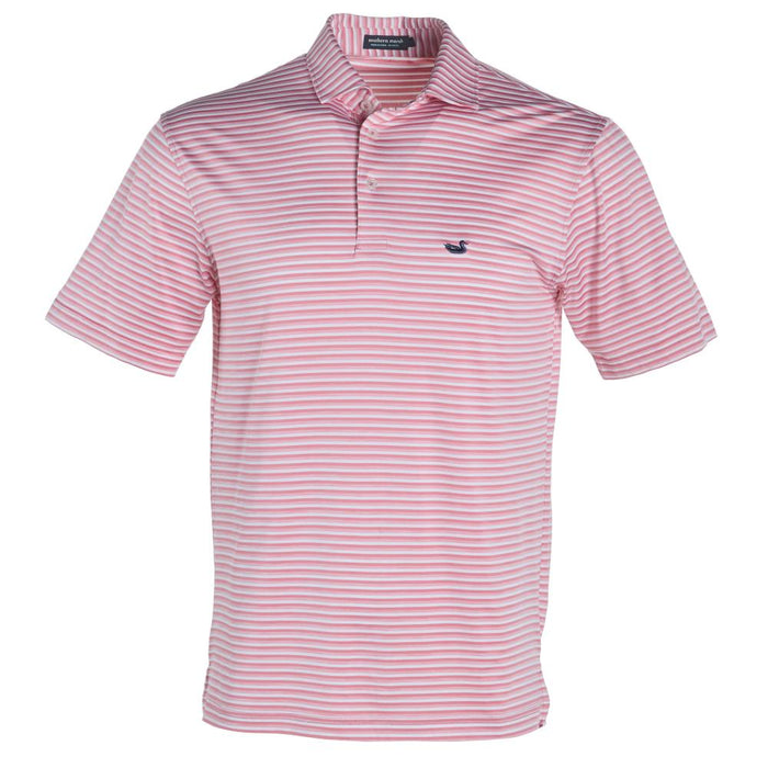 Men's Bermuda Stripe Rhubarb Polo