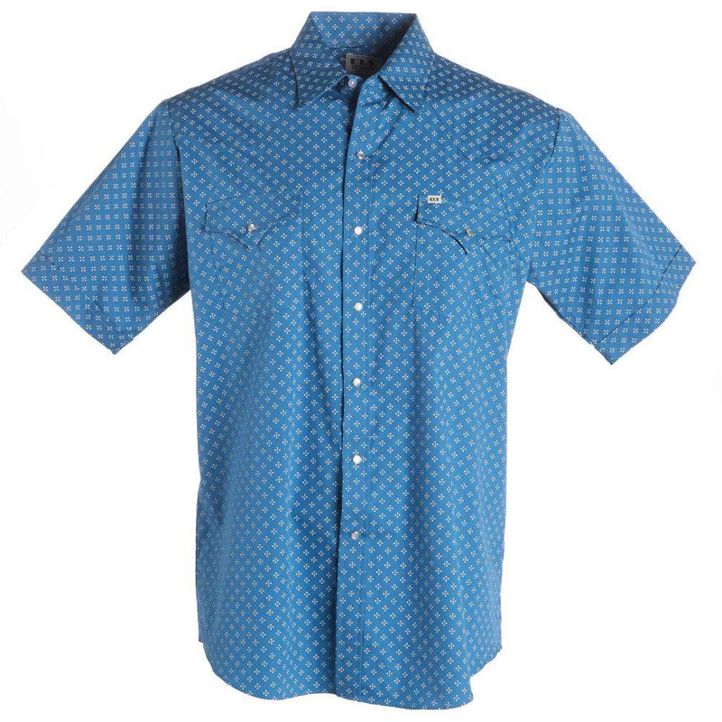 Ely Cattleman Men's Bandana Print Snap Shirt