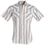 Ely Cattleman Men's Stripe Western Snap Shirt