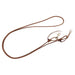 1/2" Chocolate Harness Leather Roping Reins with Cowboy Knot