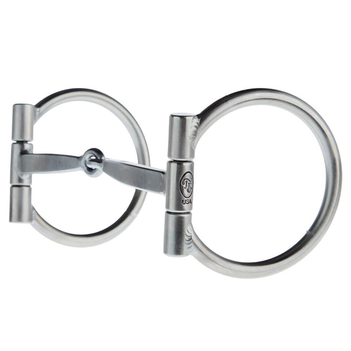 Baseline Flat Bar D Ring Snaffle Bit
