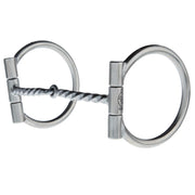 Baseline Twisted Witch 1/4" Square D Ring Snaffle Bit