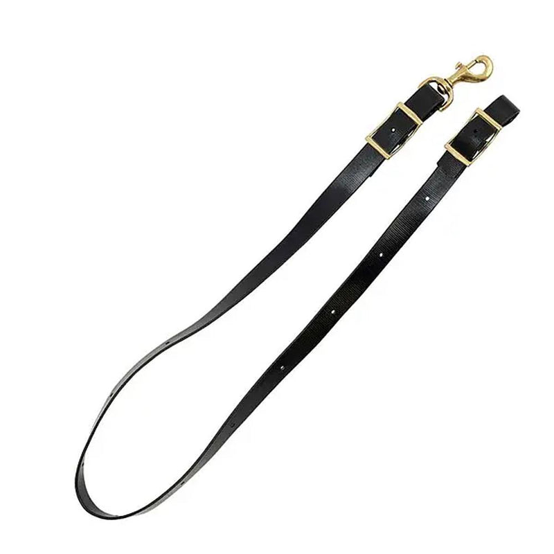 1in Black Biothane Tie Down Strap