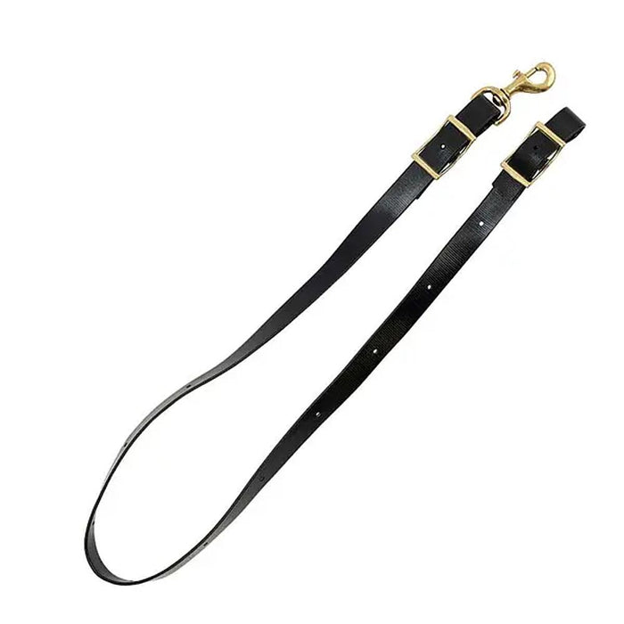 1in Black Biothane Tie Down Strap