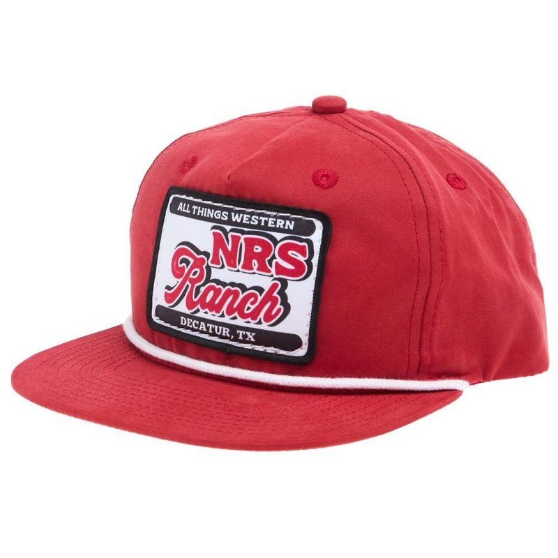 All Things Western Red with White Rope Cap