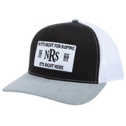 Grey and Black It's Right Here Cap