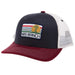 Ranch Navy and Maroon Windmill Cap