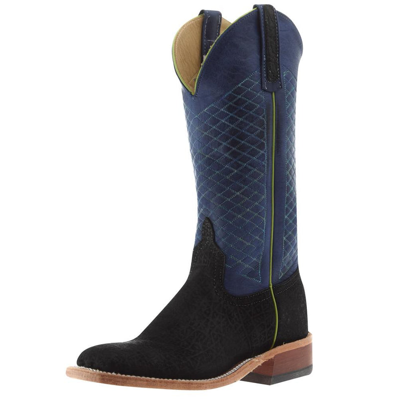 Women`s AB Black Hungry Hippo Vamp 13In Royal Blue Wyoming Top Boot