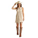 Rock & Roll Denim Women's Asymmetrical Fringe Dress