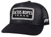Hooey Cactus Ropes Black and White Cap