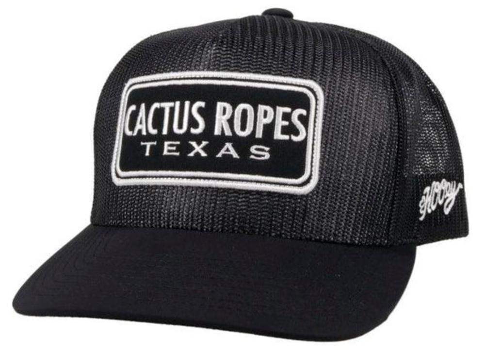 Cactus Ropes Patch Hooey Cactus Ropes Black and White Cap