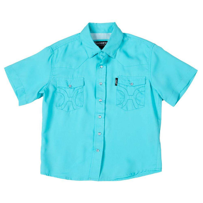 Hooey Youth Sol Blue Pearl Snap Shirt