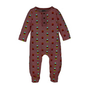 Girl's Candy Corn Glow Sleeper