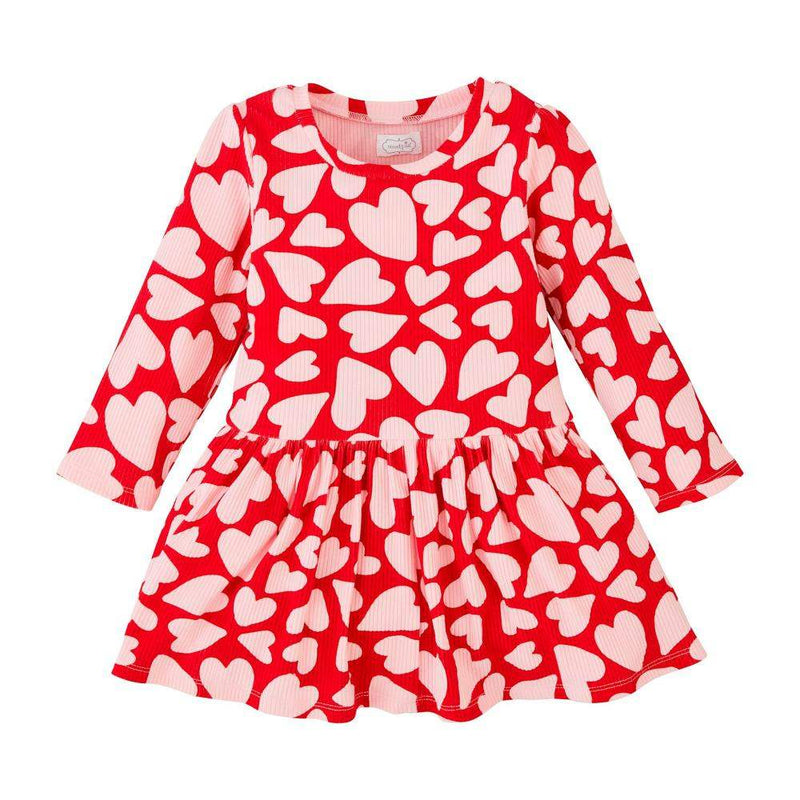 Girl's Heart T-Shirt Dress