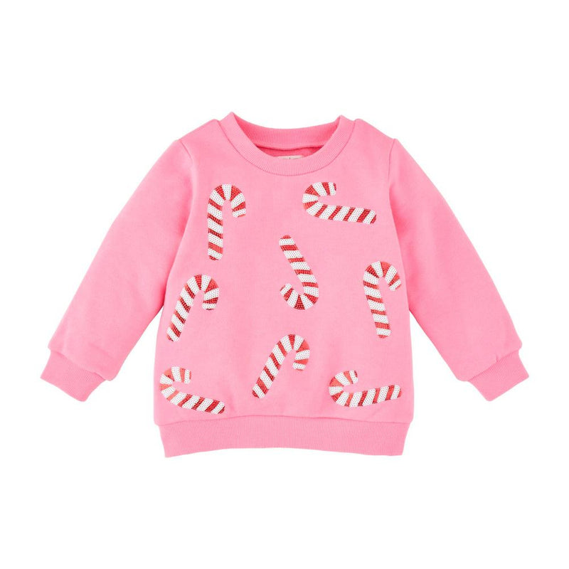 Girl's Candy Cane Sweatshirt