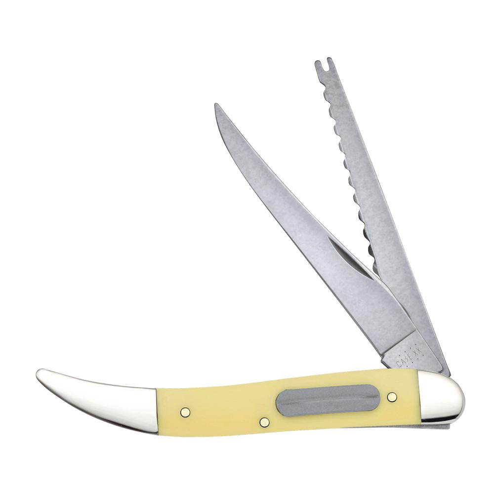 Case Yellow Synthetic SS - Smooth Fishing Knife (320094F SS)