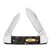 Case Black Curly Oak Wood - Smooth Canoe (72131 SS) Knife