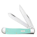 Case Seafoam Green G 0 - Smooth Trapper (10254 SS) Knife