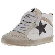 Paulina Toddlers Taupe Croco High Top Sneaker