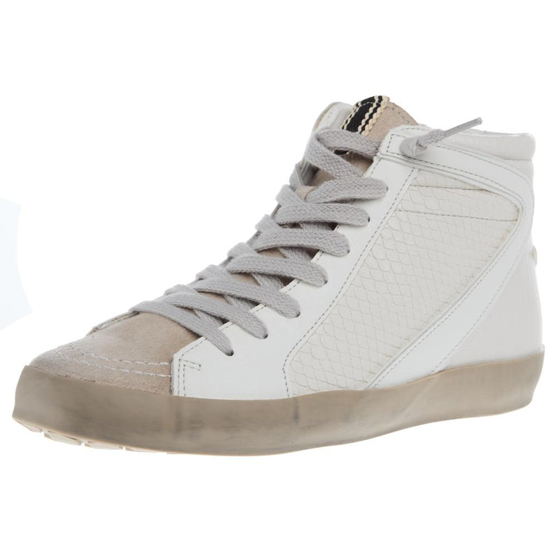 Rooney Kids Off White Snake High Top Sneaker