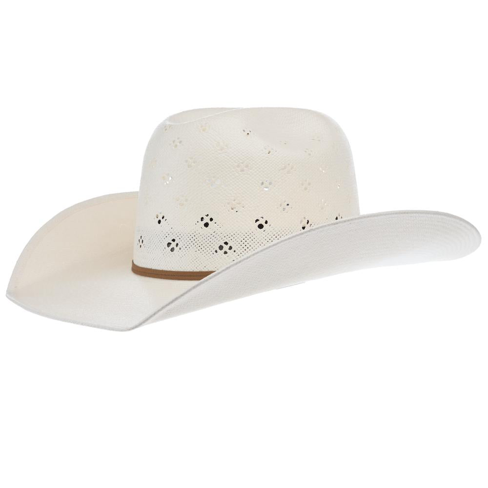 Prohats 58 Ivory 4 1/4in Brim Minnick Cocoa Band Straw
