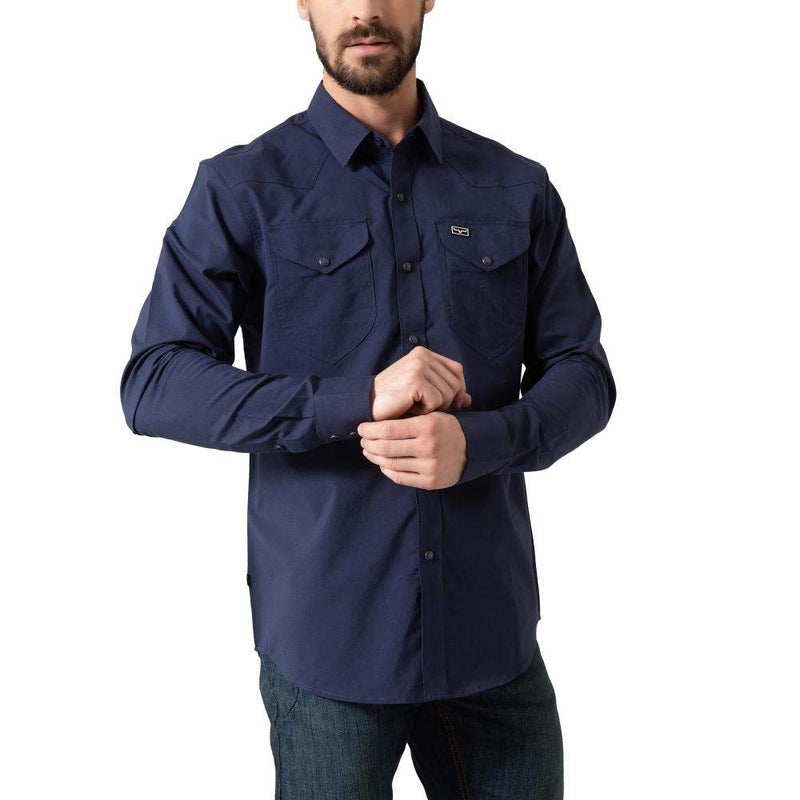 Kimes Ranch Men's Blackout Snap Shirt