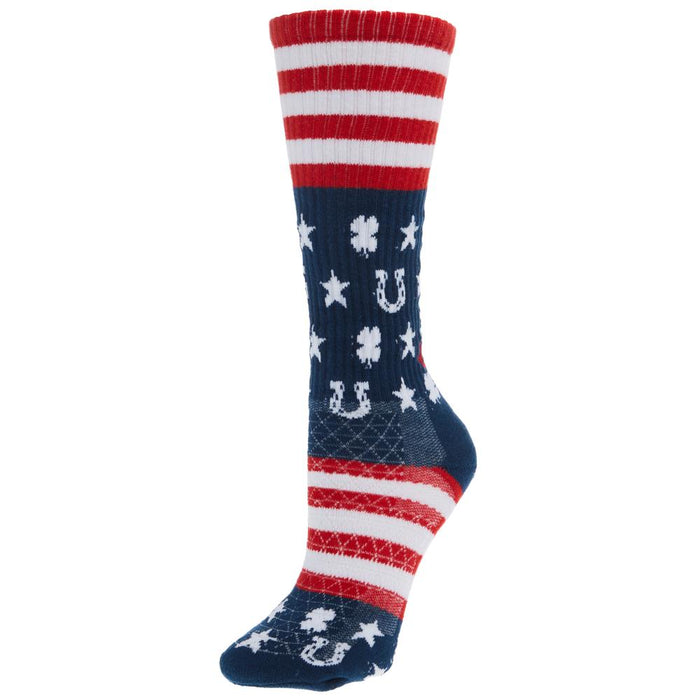 Stars and Stripes Performance Crew Socks