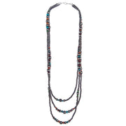 Layered Navajo Pearl Oyster Necklace