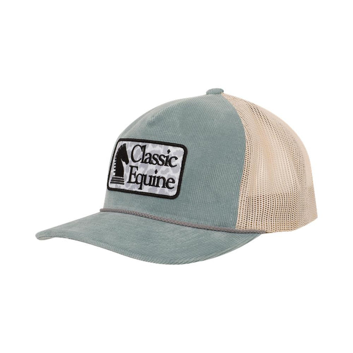 Light Blue and Sand Cheetah Patch Logo Cap