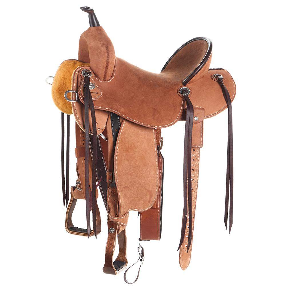 Martin Saddlery Natural Roughout with Strings BTR Barrel Saddle