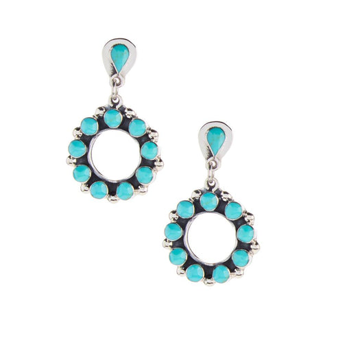 Turquoise Loop Earrings
