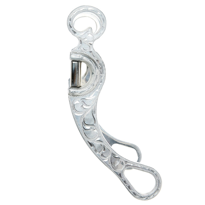 NRS Engraved Aluminum Low Solid Port Shank Bit