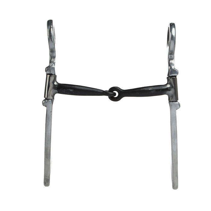 NRS Engraved Aluminum Sweet Iron Snaffle Shank Bit