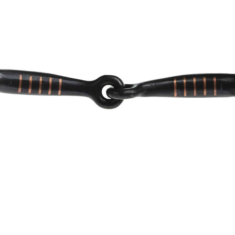 NRS Engraved Aluminum Sweet Iron Snaffle Shank Bit