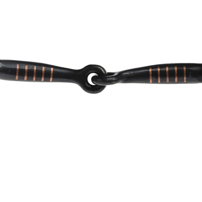 NRS Engraved Aluminum Sweet Iron Snaffle Shank Bit